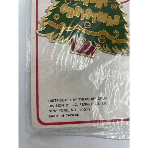 3 Vintage JC Penny Ornaments in Original Packaging Christmas Tree Metal - Picture 5 of 5